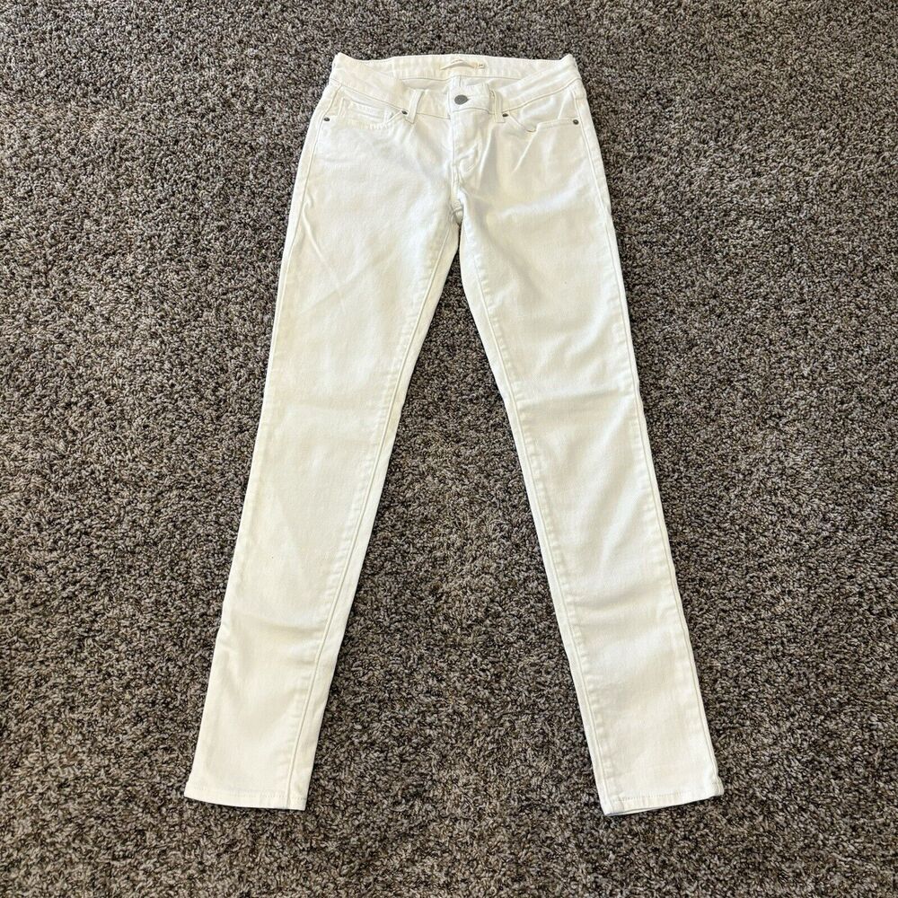 Women's White Slim Fit Jeans